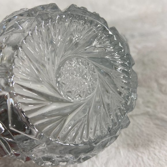 Antique American Cut Glass Sugar Bowl with Handles - Picture 5 of 10